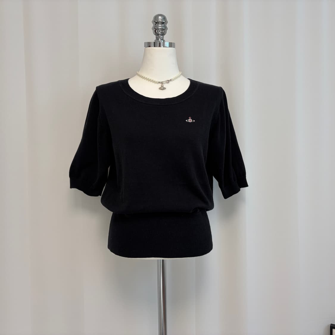 비비안웨스트우드 유넥 반팔 니트 상품이미지2