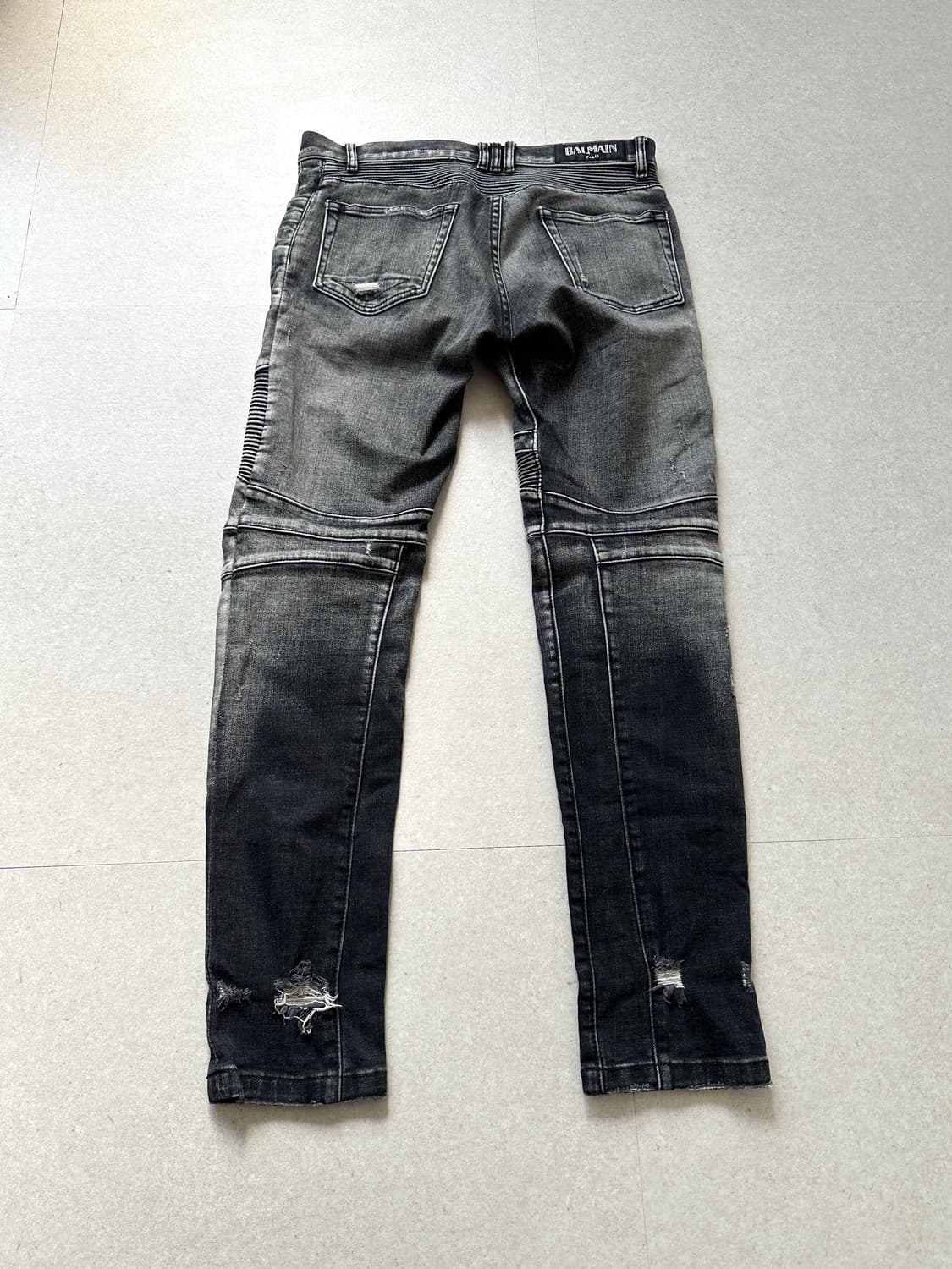 발망 디스트로이드 바이커 슬림진 상품이미지5