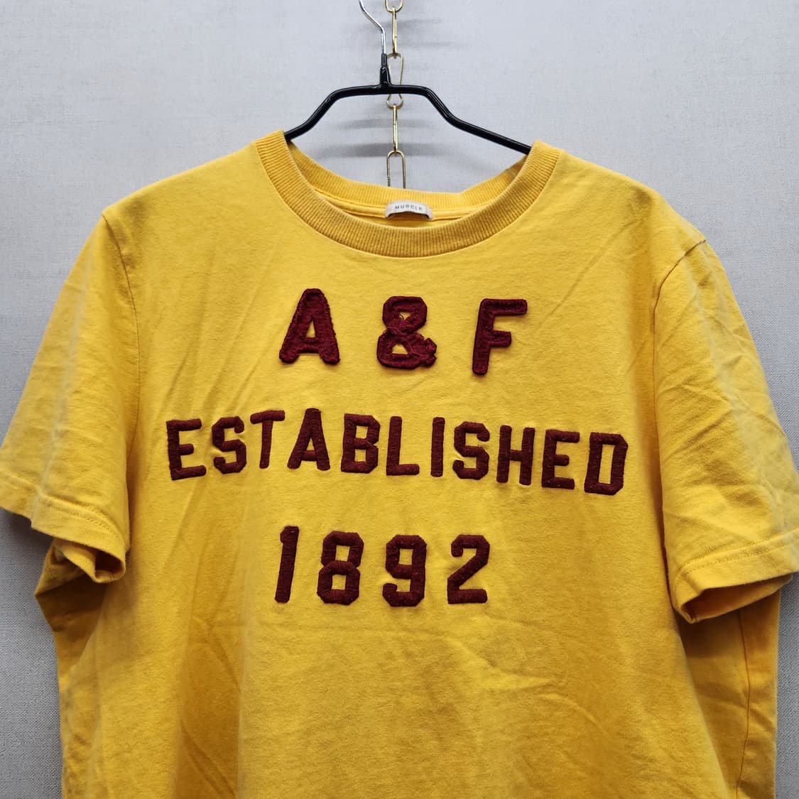 아베크롬비 빈티지 빅로고 반팔티 L(L) 상품이미지2