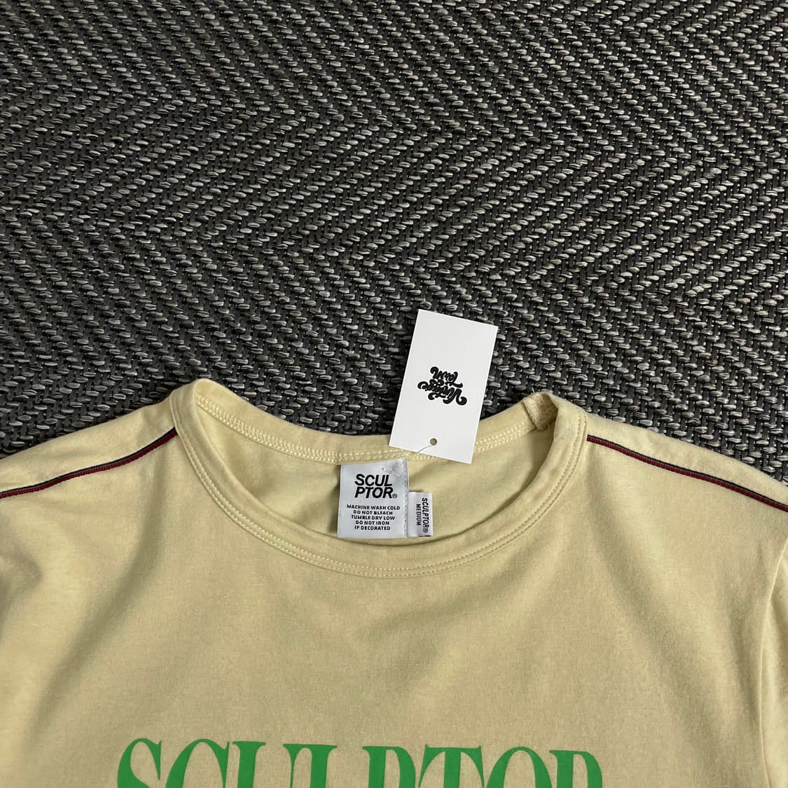 스컬프터 빅로고 크롭 티셔츠o 2935 상품이미지4