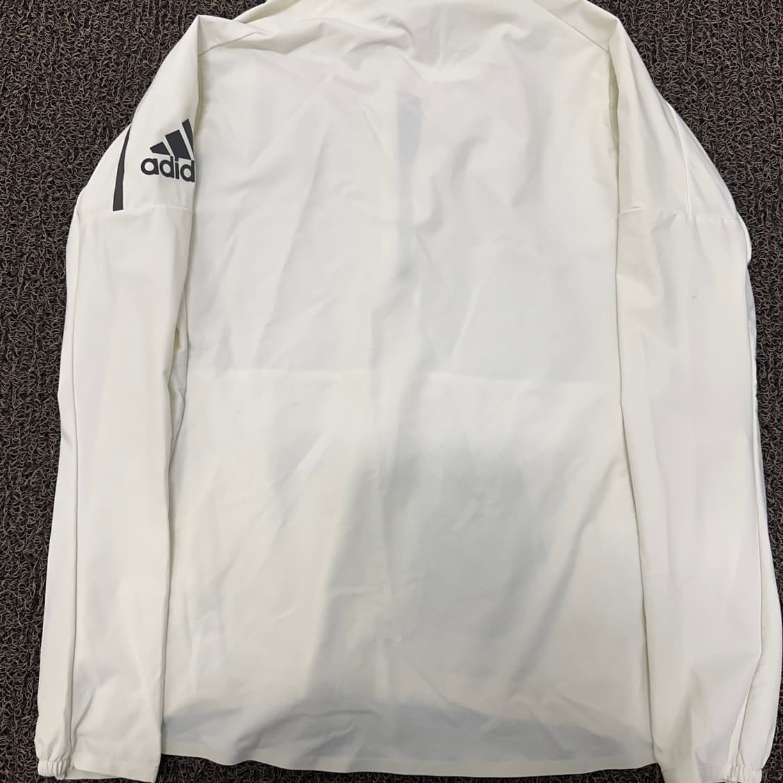 아디다스 여성 경량 바람막이 자켓 런닝복 운동복 아이보리 L 상품이미지7
