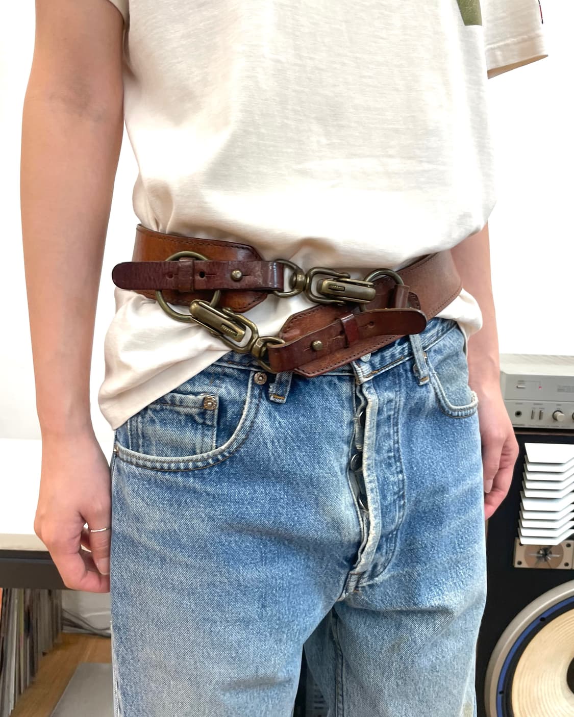 디스퀘어드 2 레더 벨트 상품이미지2