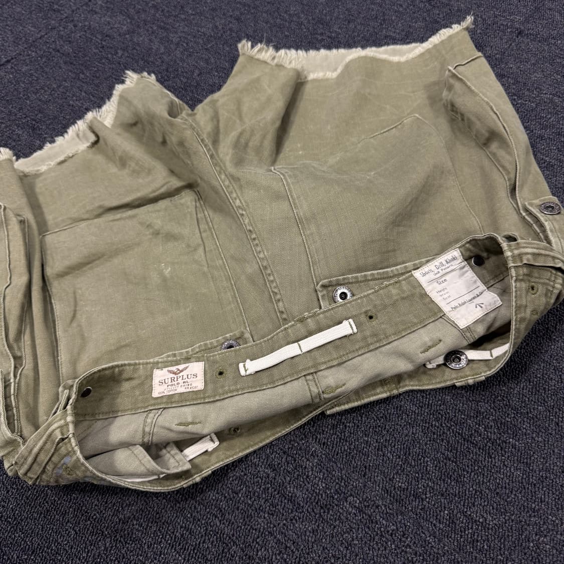 폴로 랄프로렌 15.2cm 릴렉스핏 트윌 카고 쇼츠  상품이미지8