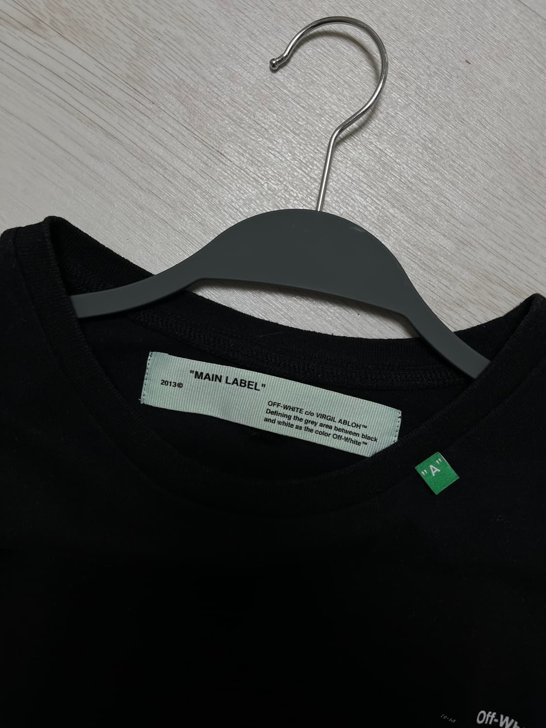 오프화이트 / 반팔 / 블랙 / S 상품이미지3