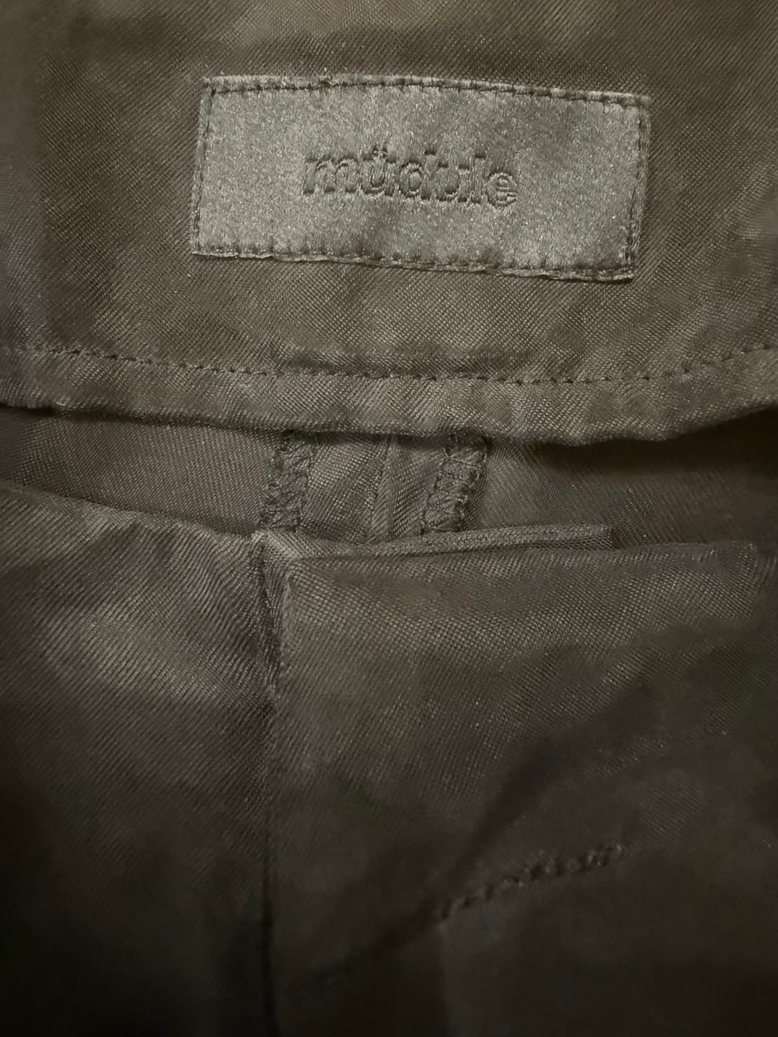 mudule 머듈 라운지 팬츠 큐프라 1사이즈 블랙 상품이미지5