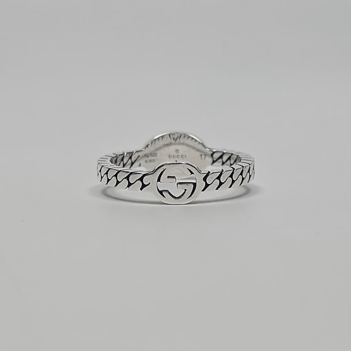 구찌 인터로킹 에나멜 체인 반지 ( 17호 ) 상품이미지3