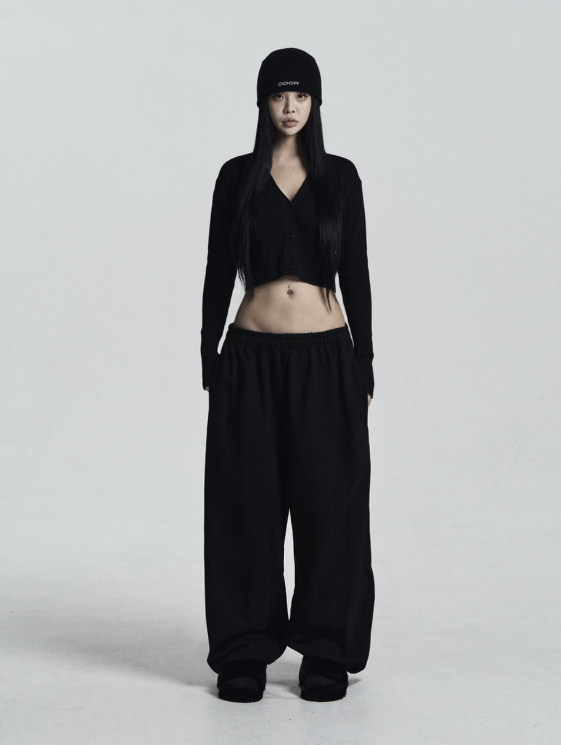 오도어 몰리조거 블랙 2사이즈 (기모x) 상품이미지1