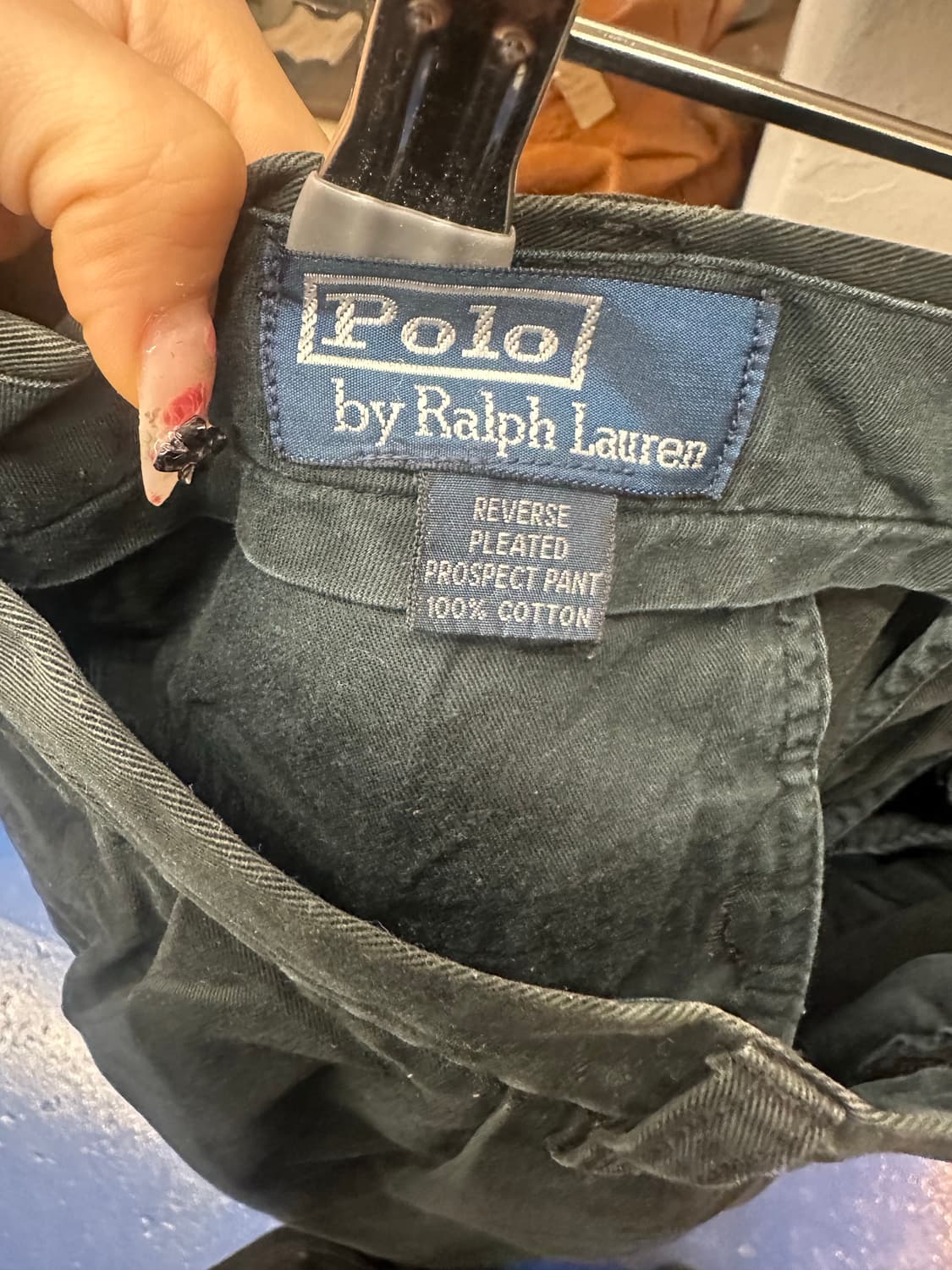 Prl폴로 랄프로렌 블랙 치노팬츠 상품이미지5