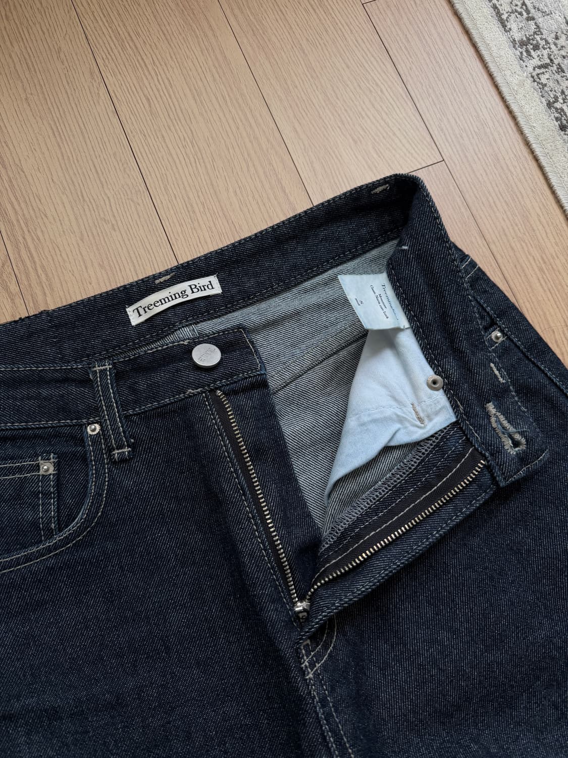 트리밍버드 롤업 로우 데님 팬츠 상품이미지6