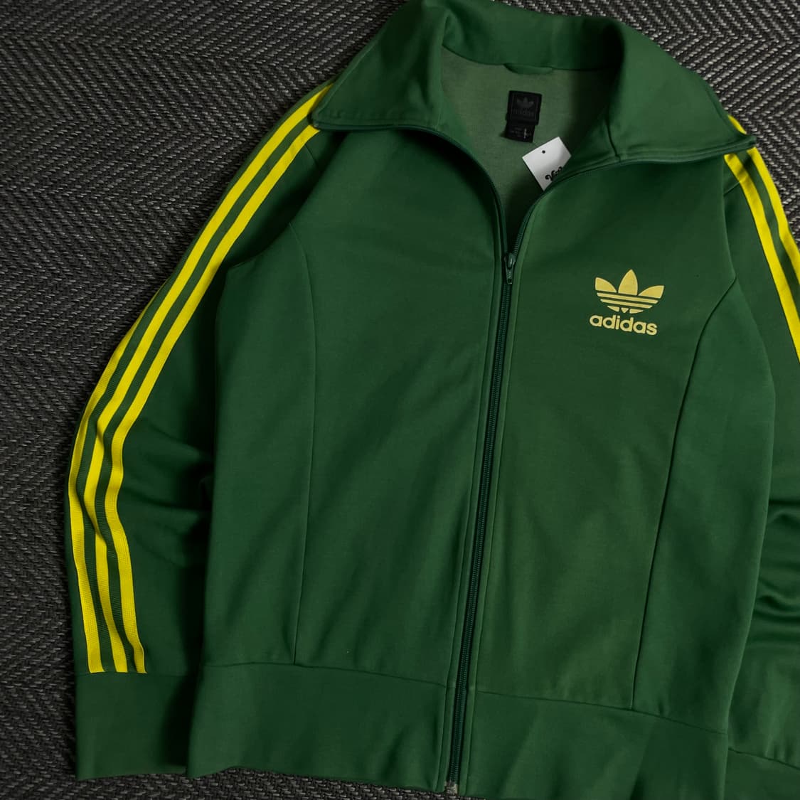 아디다스 올드스쿨 트레포일 트랙탑 져지 그린o 3333 상품이미지3