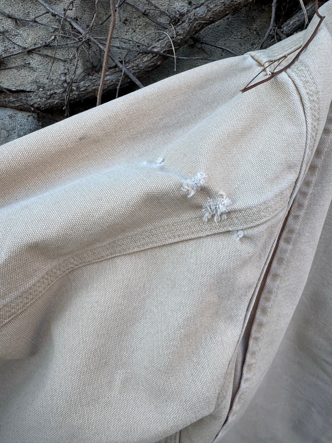 90s 칼하트 빈티지 j43 wet 하드페이딩 디트로이트 워크 자켓 상품이미지8