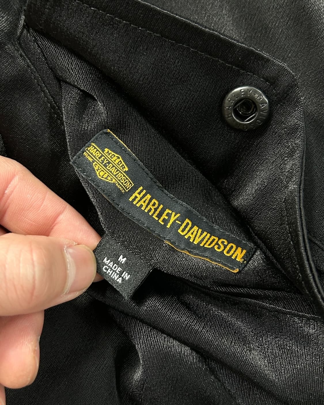 할리 데리비슨 자수 빅로고 리버시블 스카쟌  상품이미지8