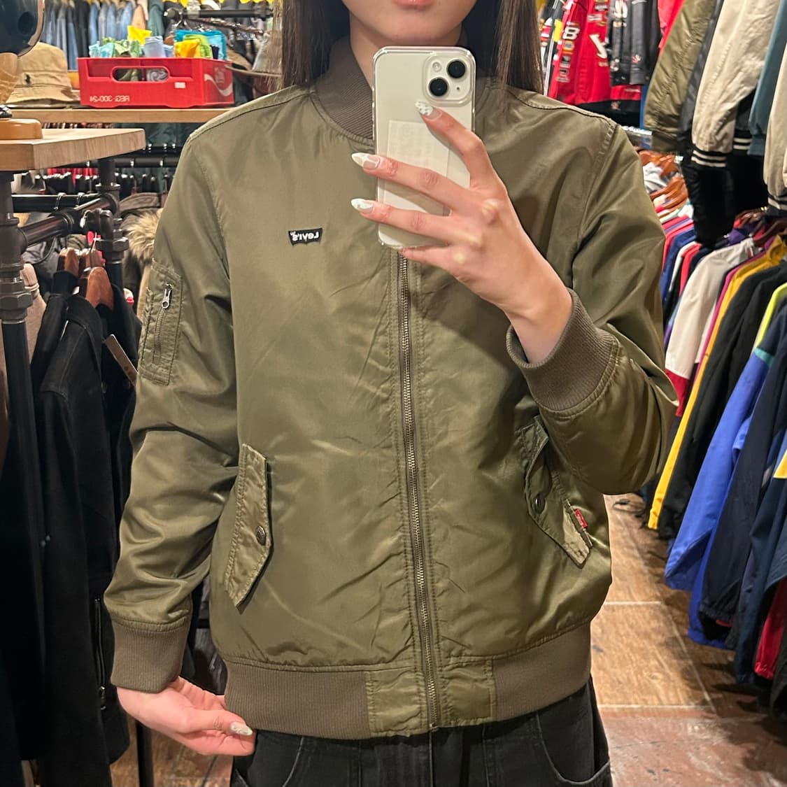 [HI] 리바이스 항공 점퍼 카키 상품이미지2