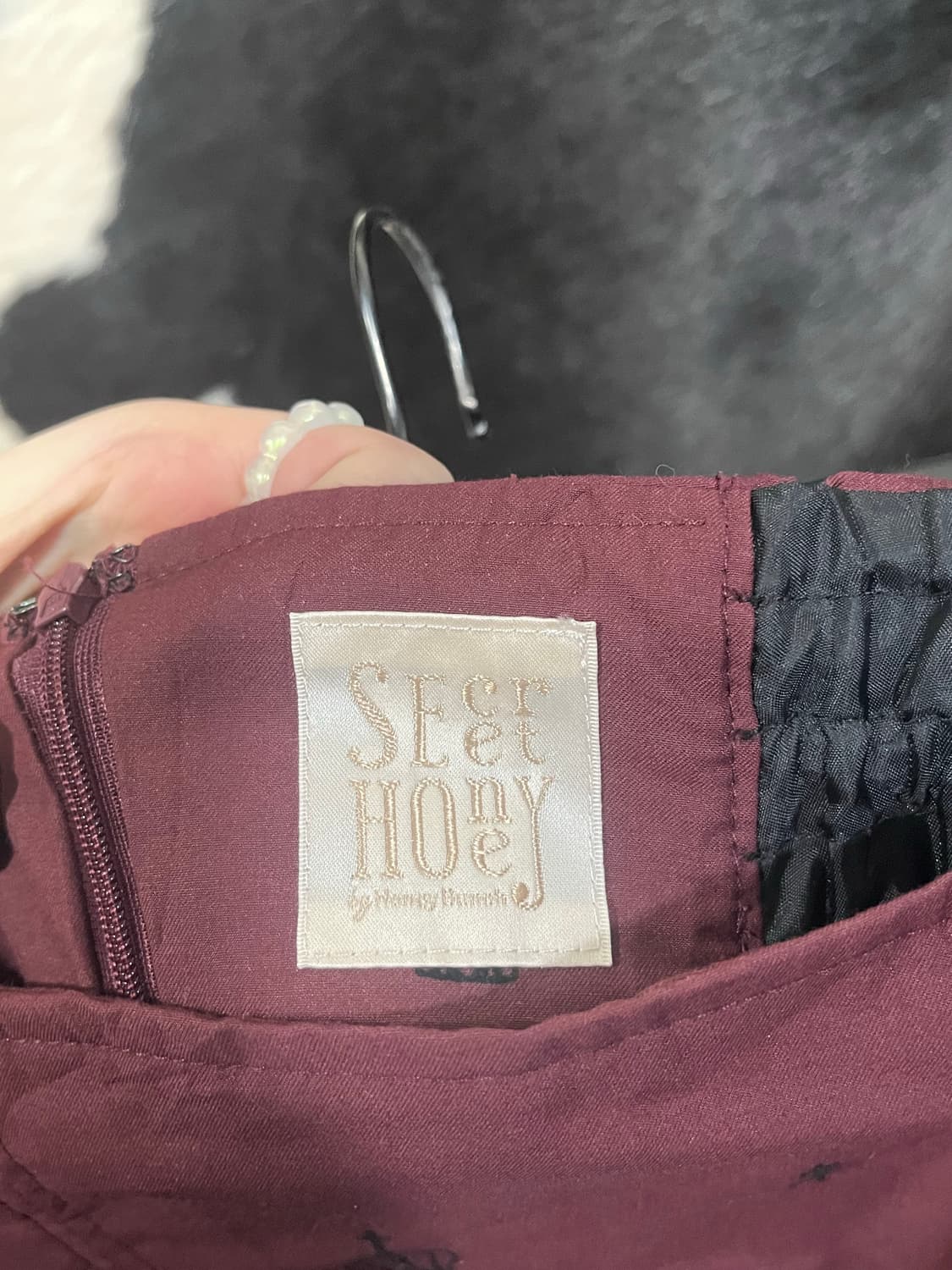 시크릿 허니 아일렛 미니 스커트 상품이미지4