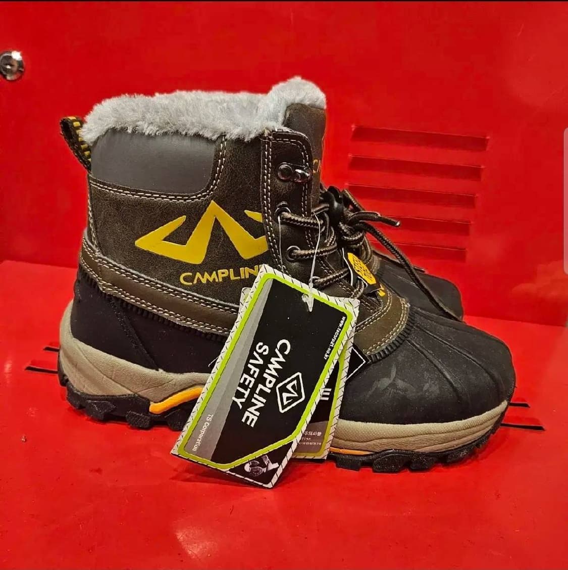 (새상품)캠프라인(CAMPLINE) 방한 등산 안전화 상품이미지1