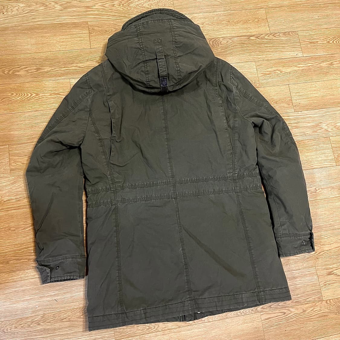 L) 지오다노 야상 경량 패딩 카키&올리브 상품이미지2