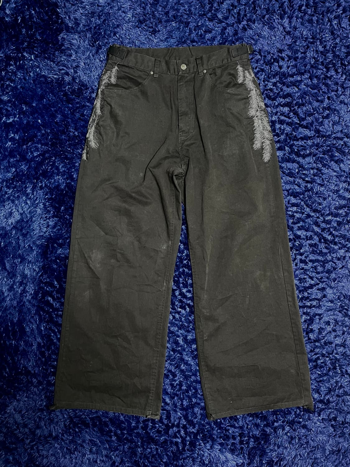 [3] 폴리테루 1011 페더 고시마 팬츠 딥 차콜 상품이미지2