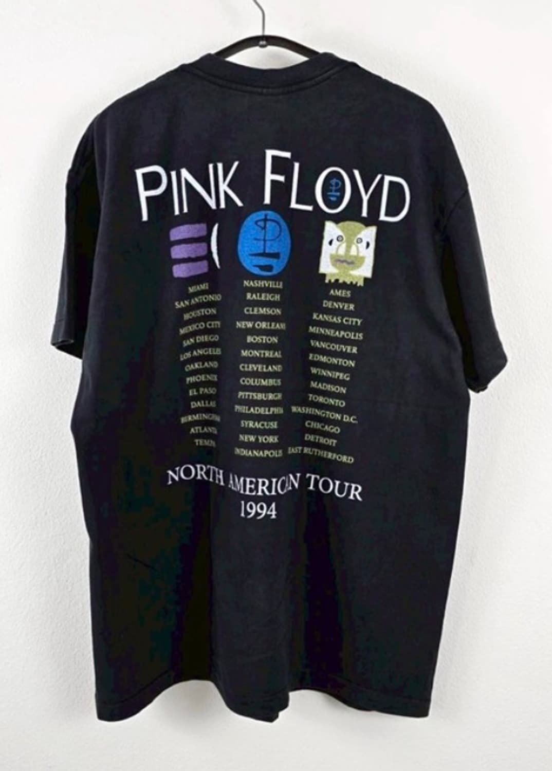 (rep) 빈티지 핑크플로이드 밴드 페이딩 티셔츠 so 상품이미지2