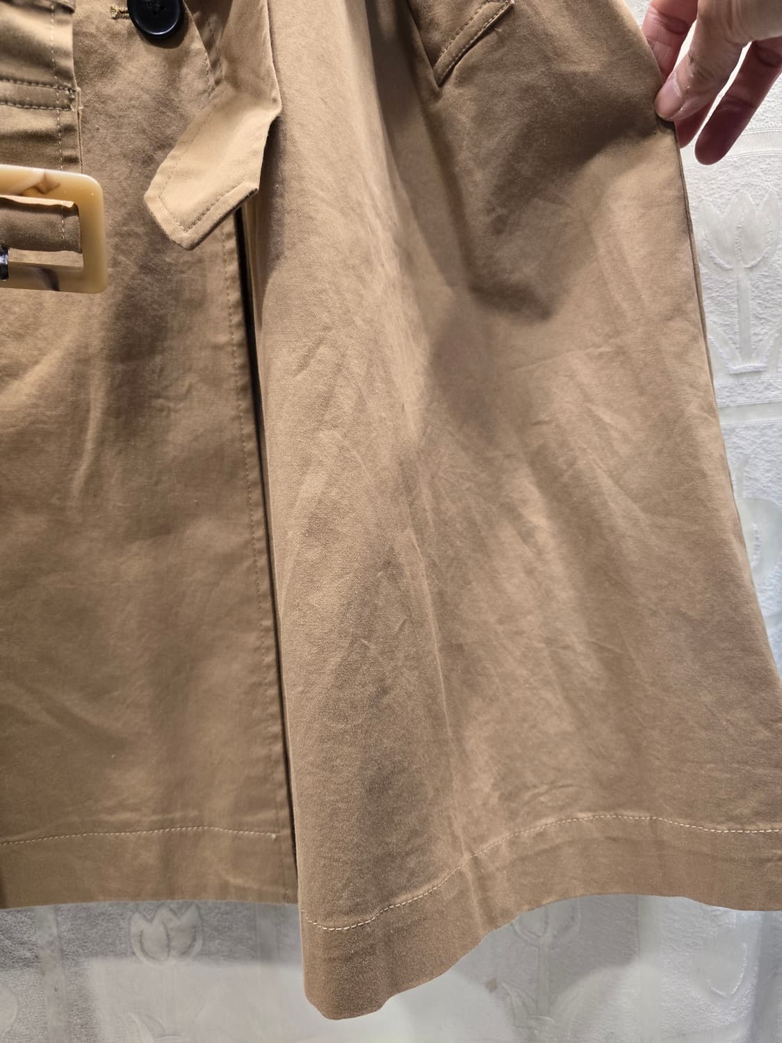 톰보이 TOMBOY 베이지 트렌치 코트 프리사이즈 상품이미지5