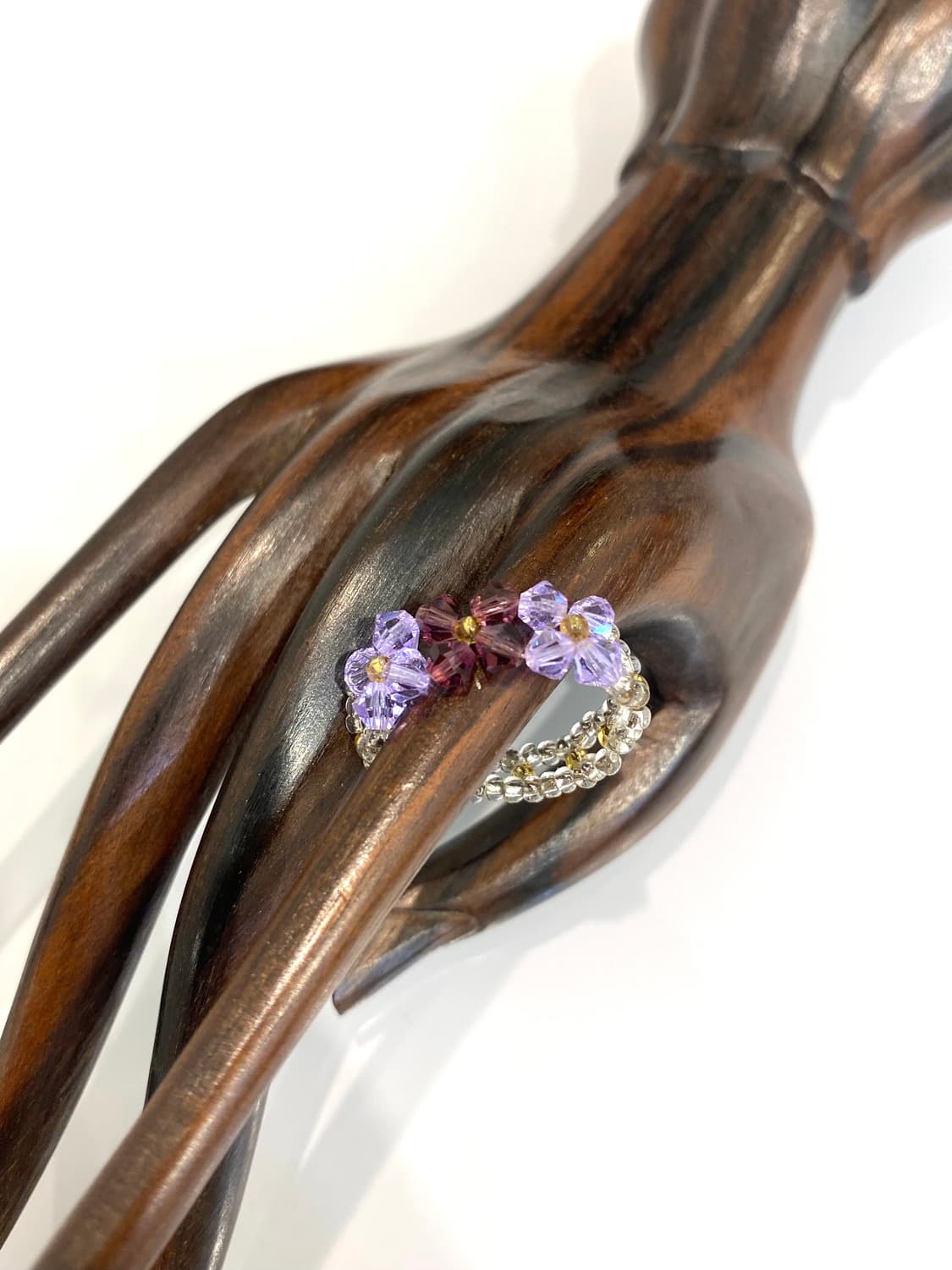 vintage beads ring💜 상품이미지2