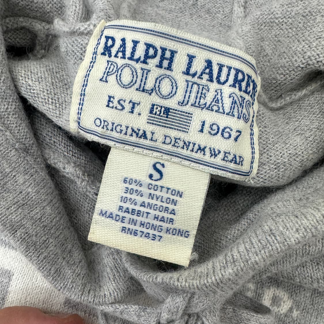 여성용 S 폴로 랄프로렌 폴로진스 빅로고 니트 후드 티셔츠  상품이미지4