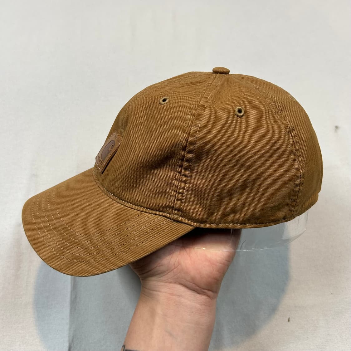 칼하트 워크웨어 볼캡 모자 브라운 정품 상품이미지3