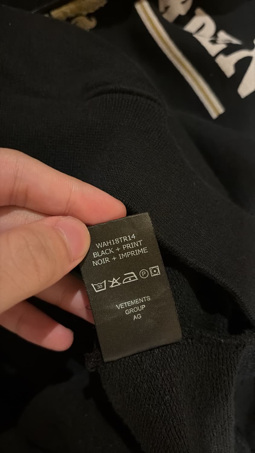 베트멍 18AW 메이 더 브릿지 앤트워프 스플릿 후드집업 m사이즈 상품이미지7