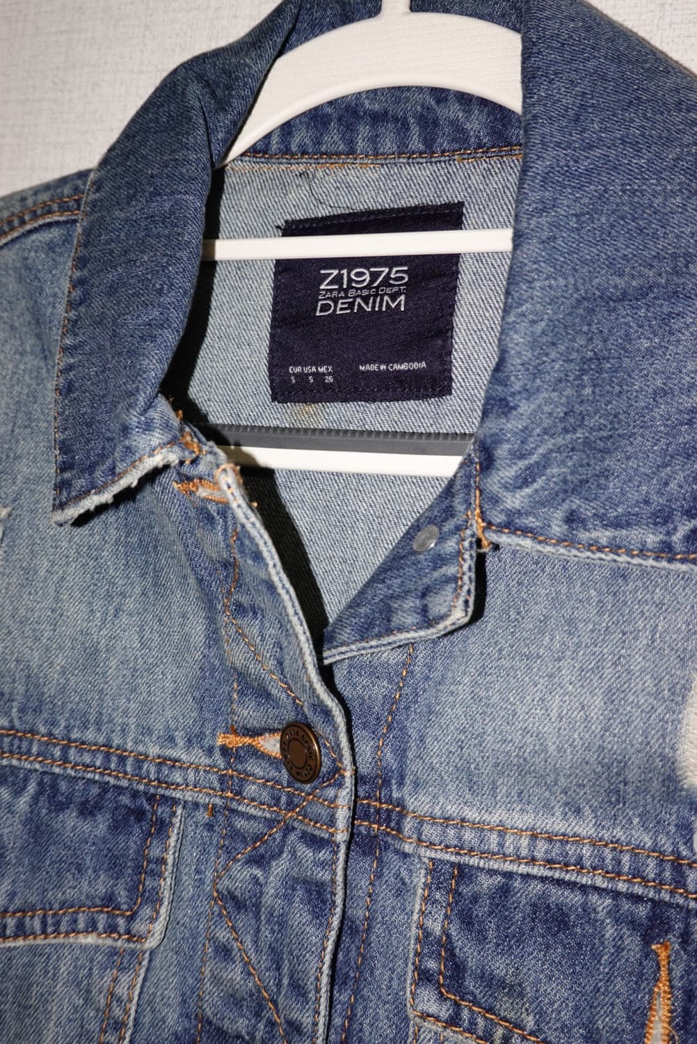 데미지 디테일 커스텀 데님 자켓 상품이미지3