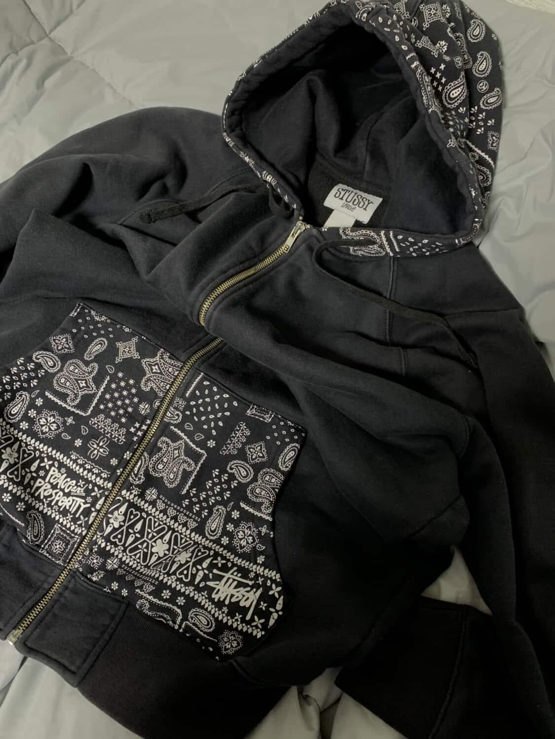 스투시 반다나 후드집업 상품이미지3