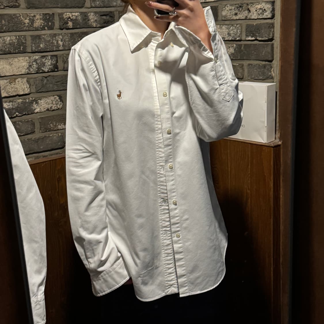 M) 폴로 랄프로렌 클래식 화이트 옥스포드 셔츠 T3 상품이미지8