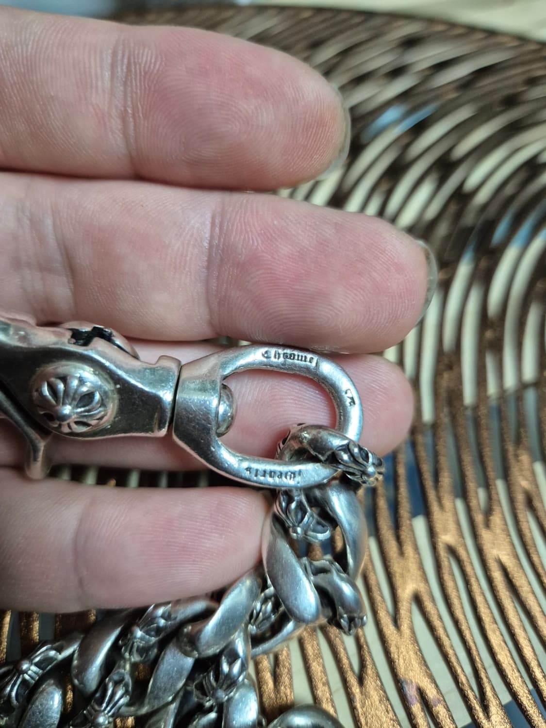 [OS] 크롬하츠 월렛체인 투클립 롱체인 상품이미지4