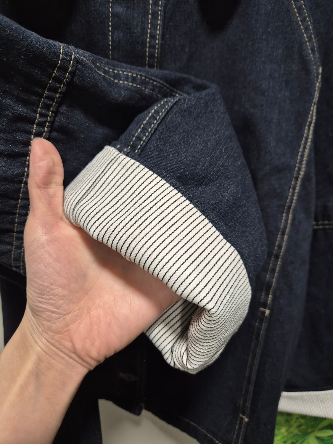 빈티지 데님 자켓 상품이미지5