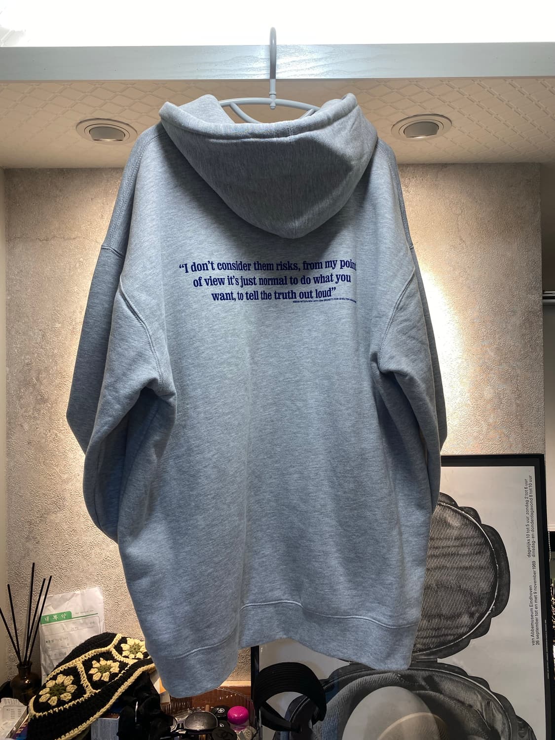 FUCT OG LOGO HOODIE GREY 상품이미지4