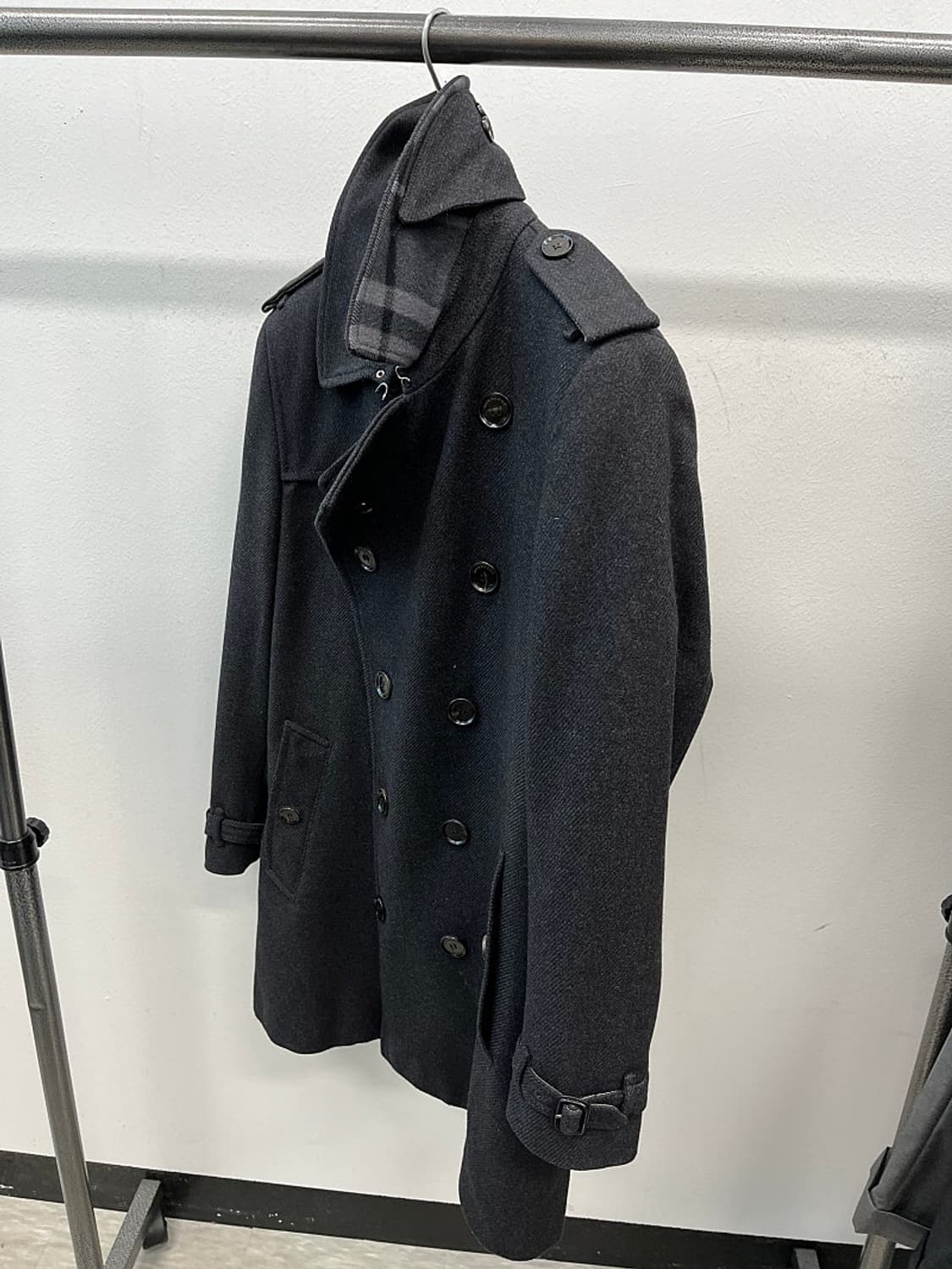 100) 버버리 울 더블코트  상품이미지5
