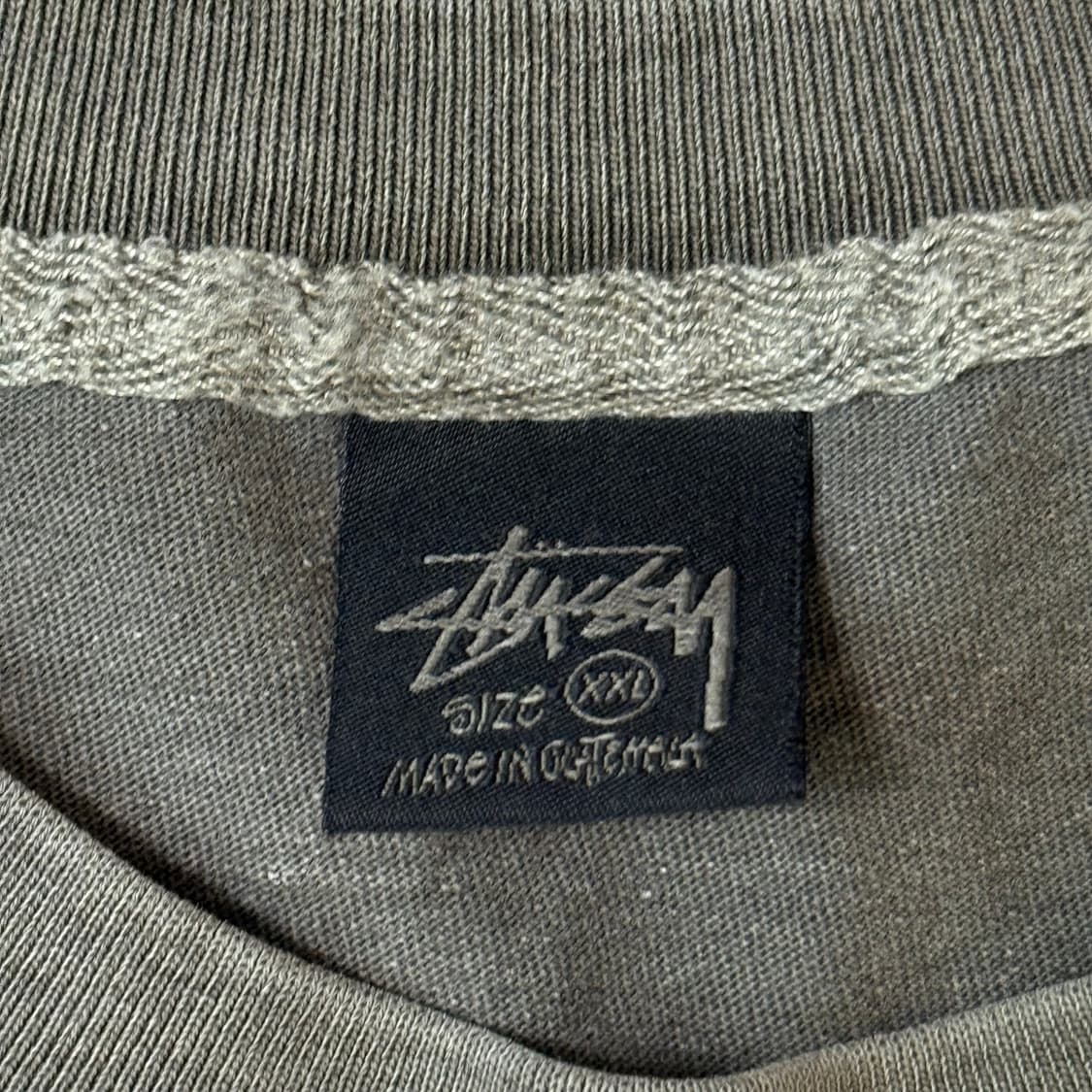 Stussy 스투시 차콜 피그먼트 반팔 XXL 상품이미지5