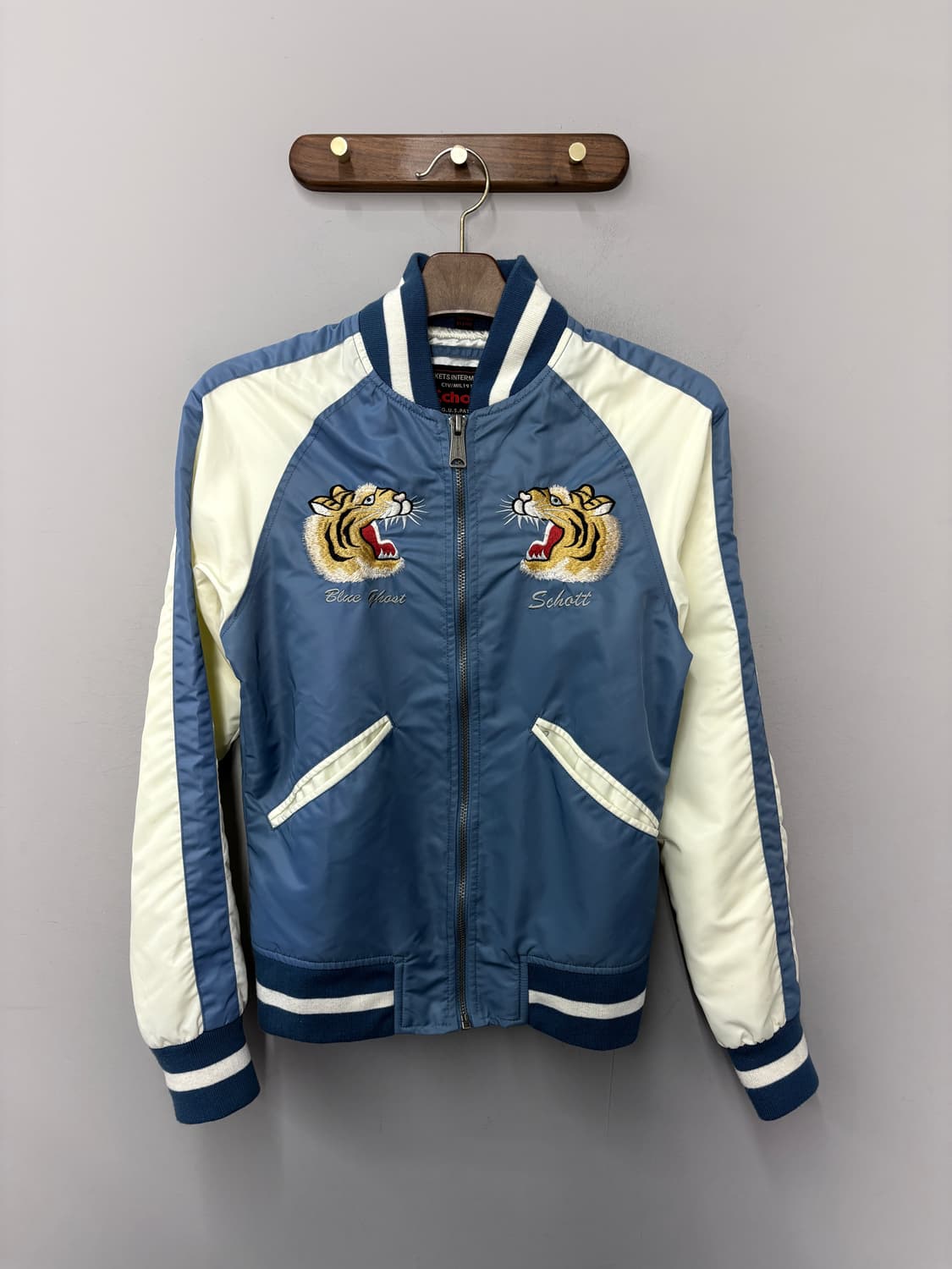 쇼트 USS 렉싱턴 스카쟌 자켓 A3828 상품이미지2