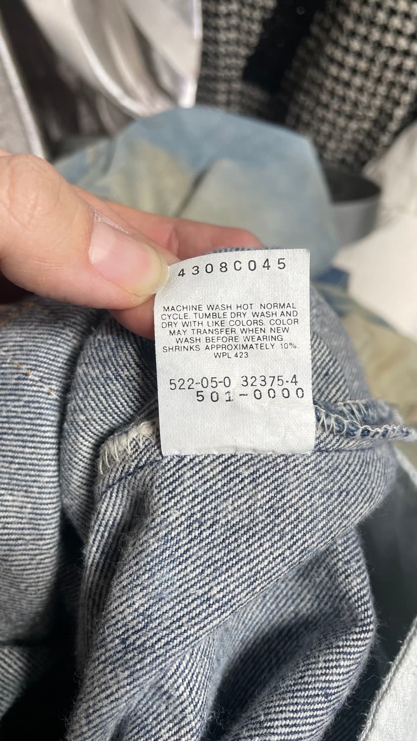 빈티지 90s USA  리바이스 501xx(W30 L34) 상품이미지5