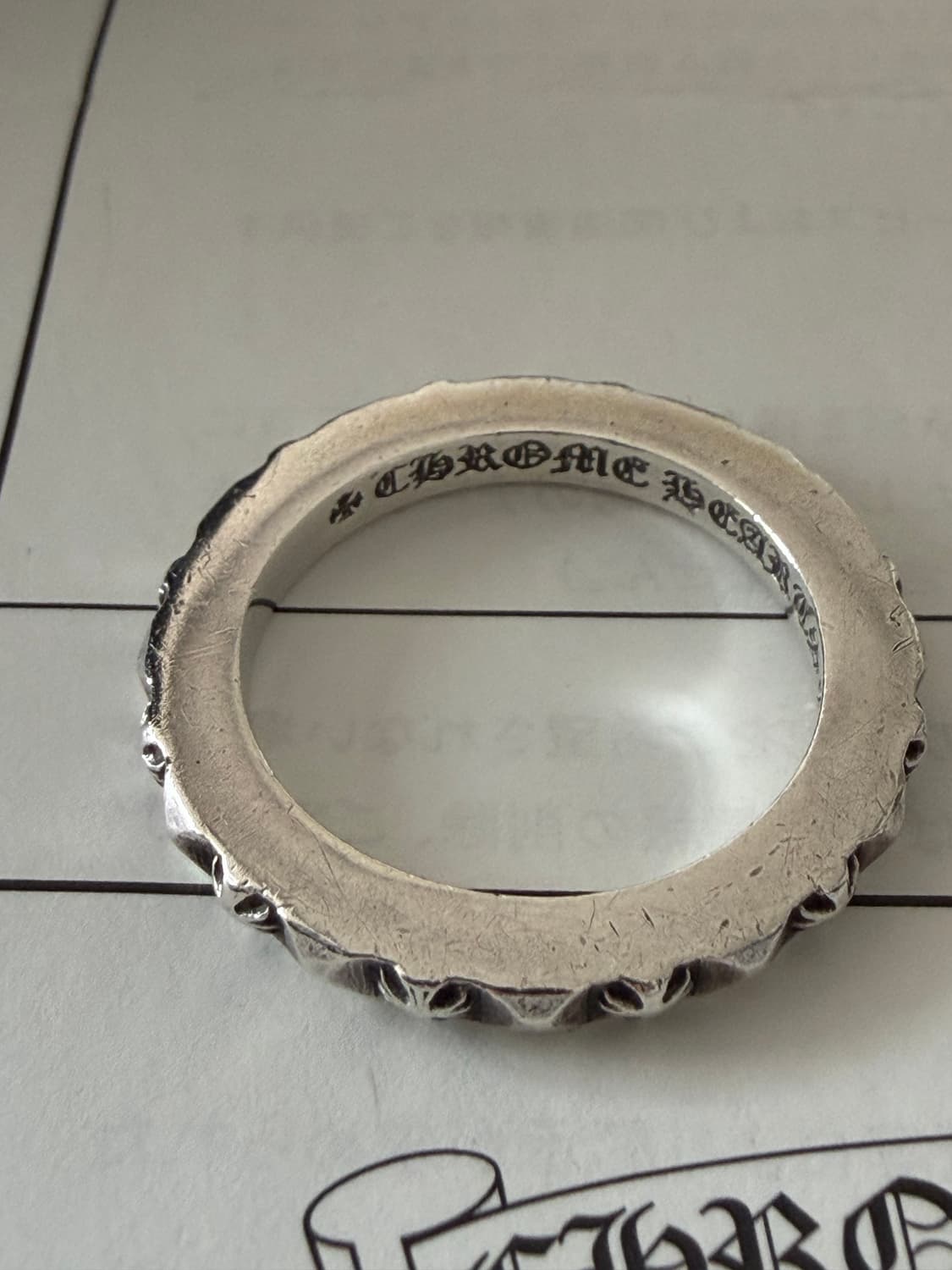 [US 7.5] 크롬하츠 TFP링 트루 퍼킹 펑크링 상품이미지4