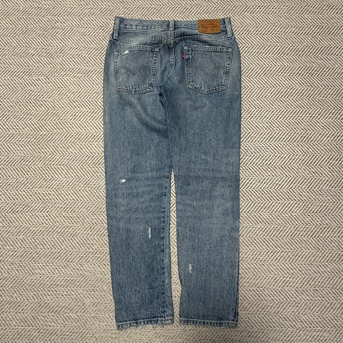 LEVI'S 501 selvedge patchwork denim 상품이미지2