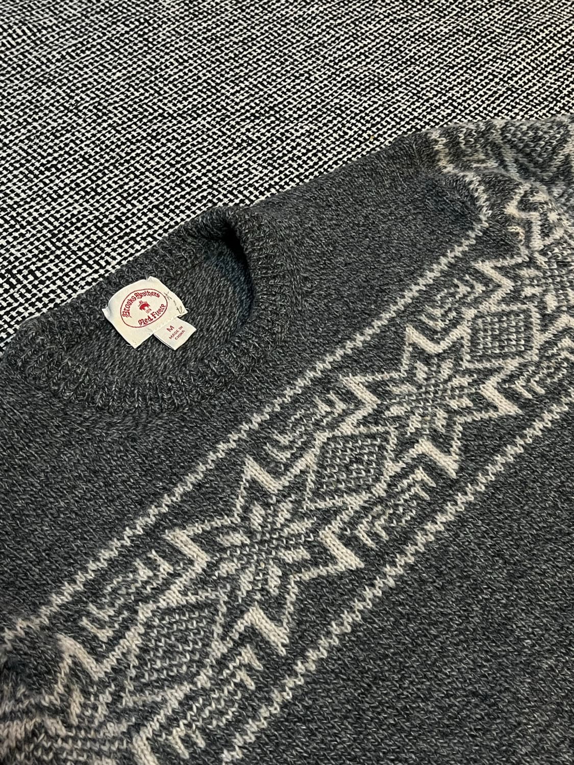 브룩스브라더스 페어아일 울 니트 스웨터 상품이미지1