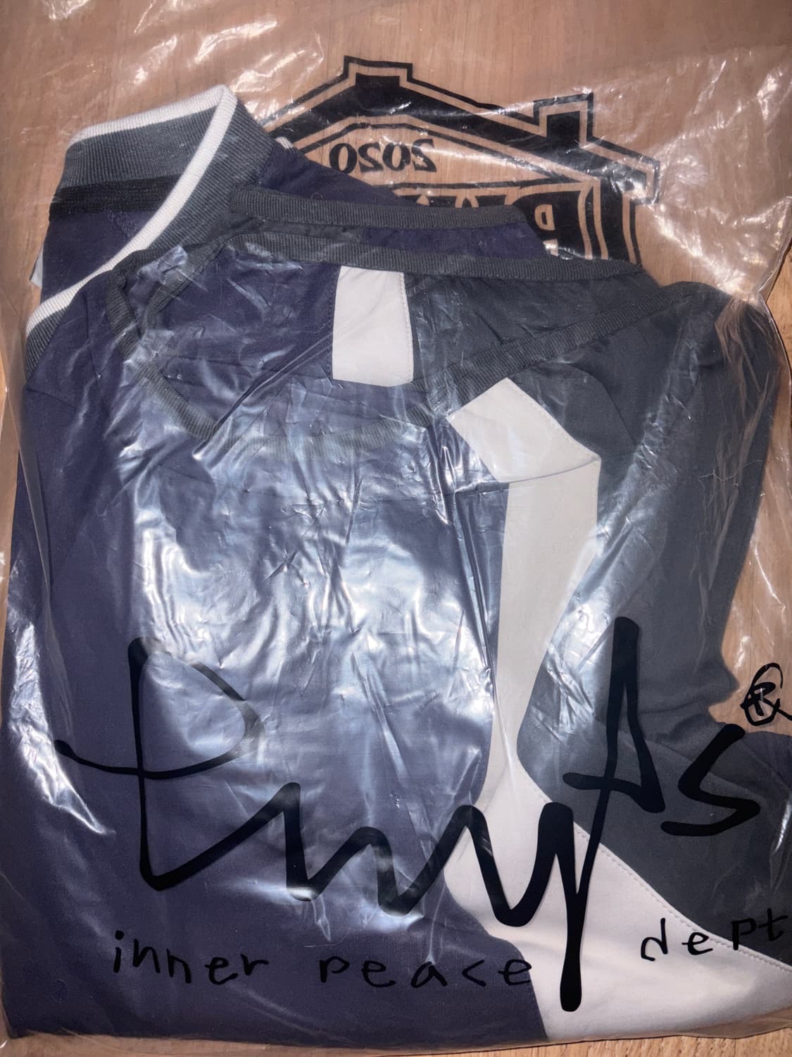 피지컬디파트먼트 믹스드 커브 저지 다크 퍼플 L 상품이미지2