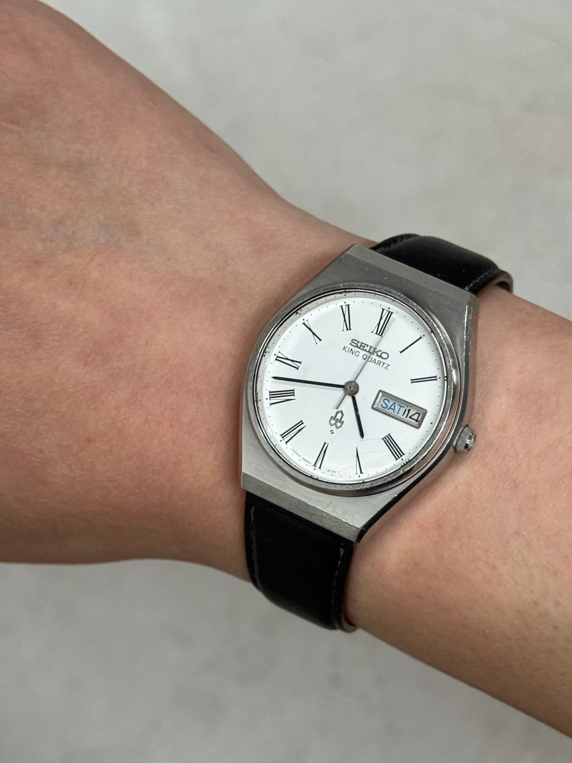70s 빈티지 세이코 킹쿼츠 로마인덱스 상품이미지9