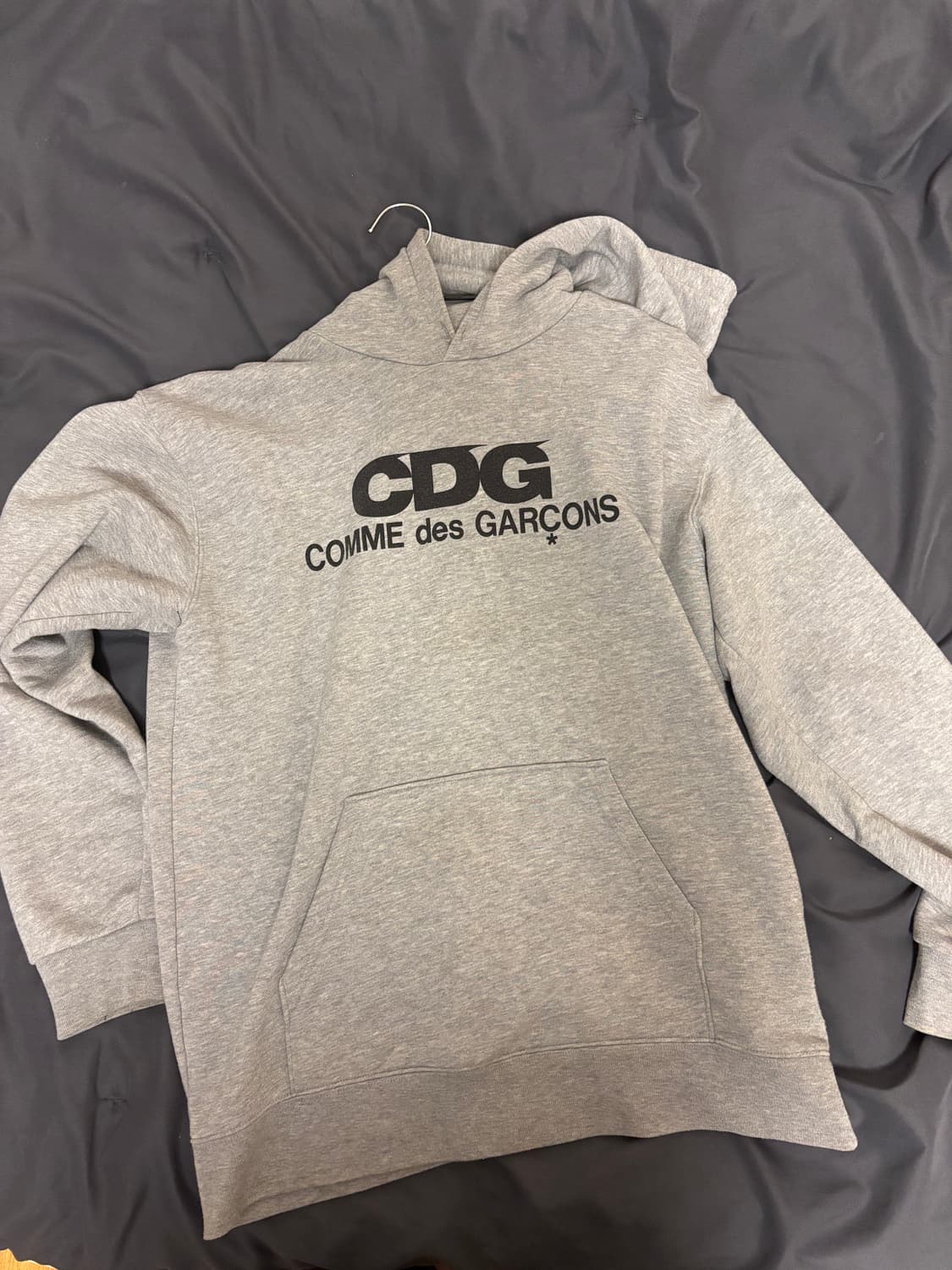 XXL) CDG 후드티 그레이 상품이미지1