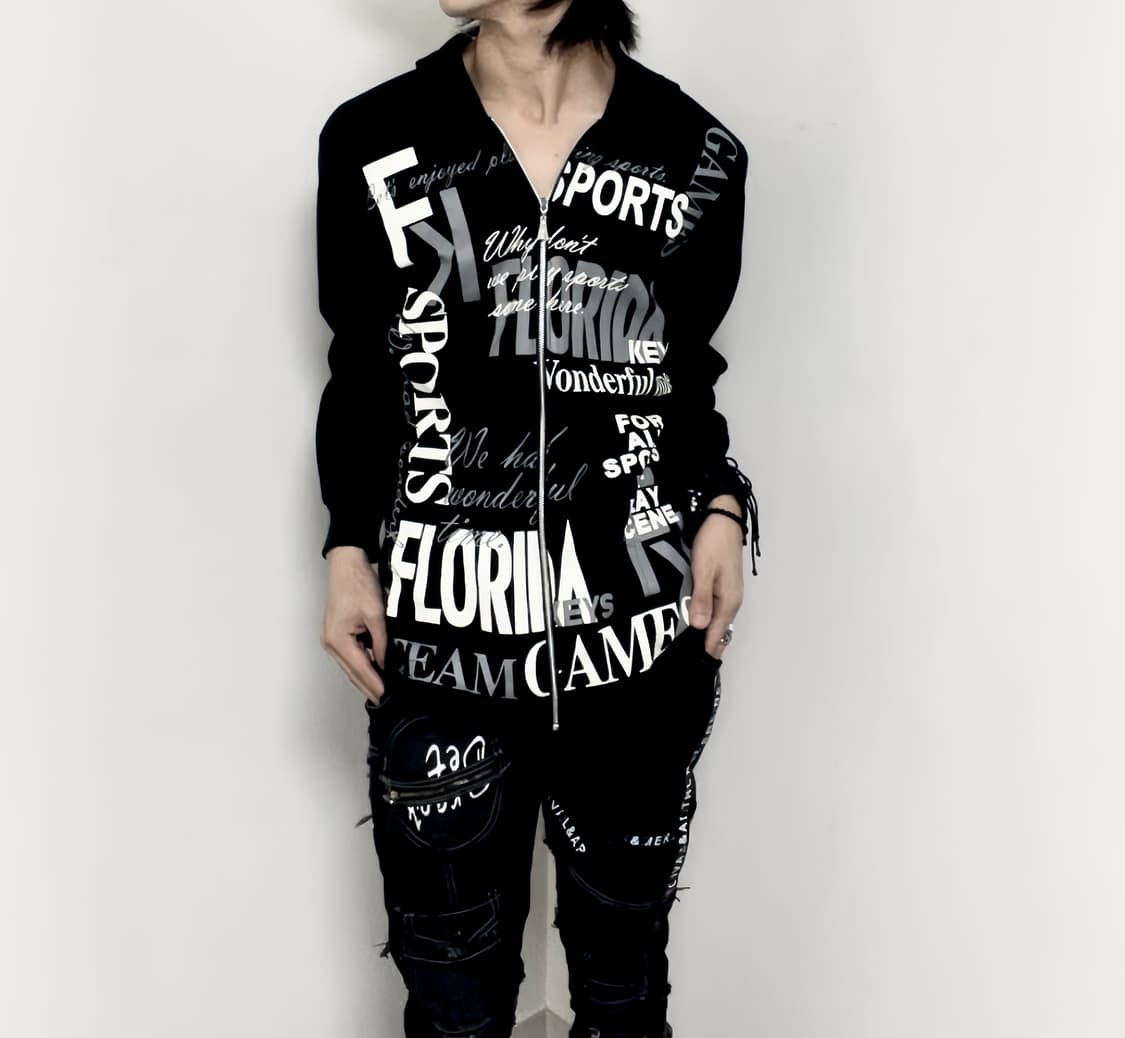 Lettering hood 상품이미지2