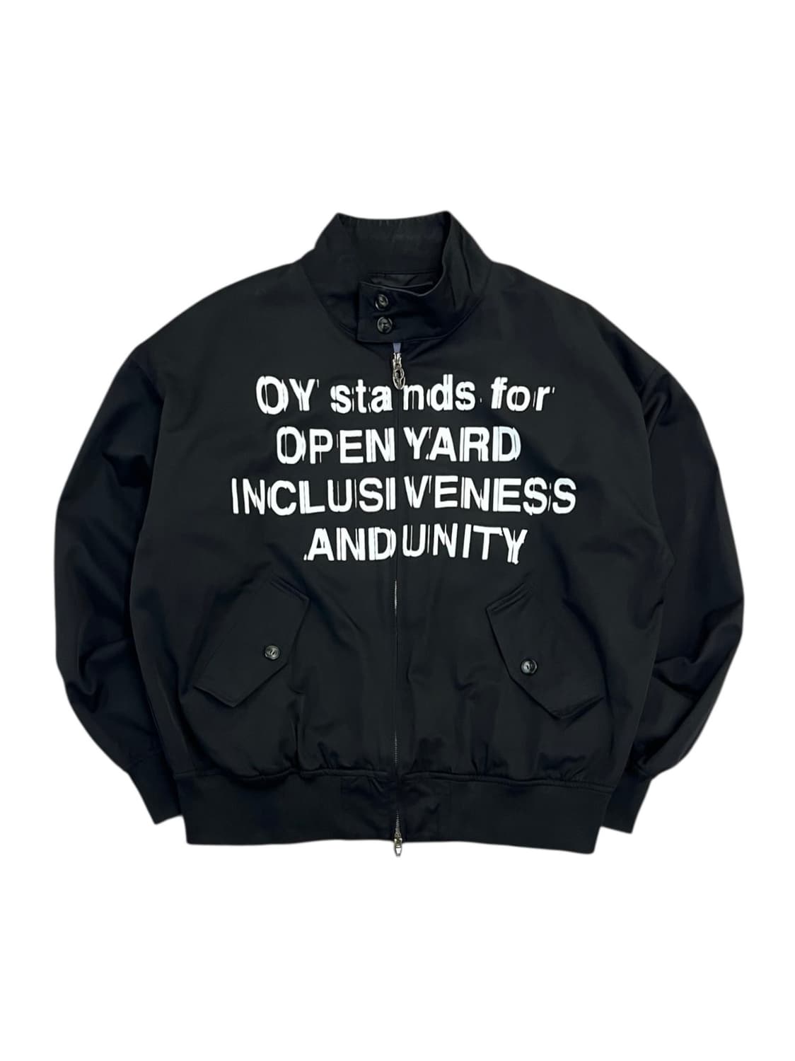 오와이 OY 센스 해링턴 자켓 블랙 #csz2210 상품이미지3