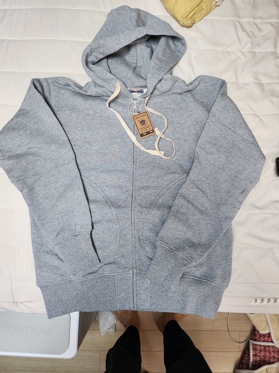 브론슨 (논스탁) 후드집업 그레이 새상품 상품이미지1