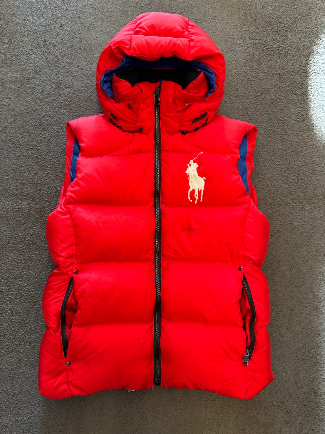 폴로 랄프로렌 빅포니 다운 패딩조끼 처분  상품이미지1