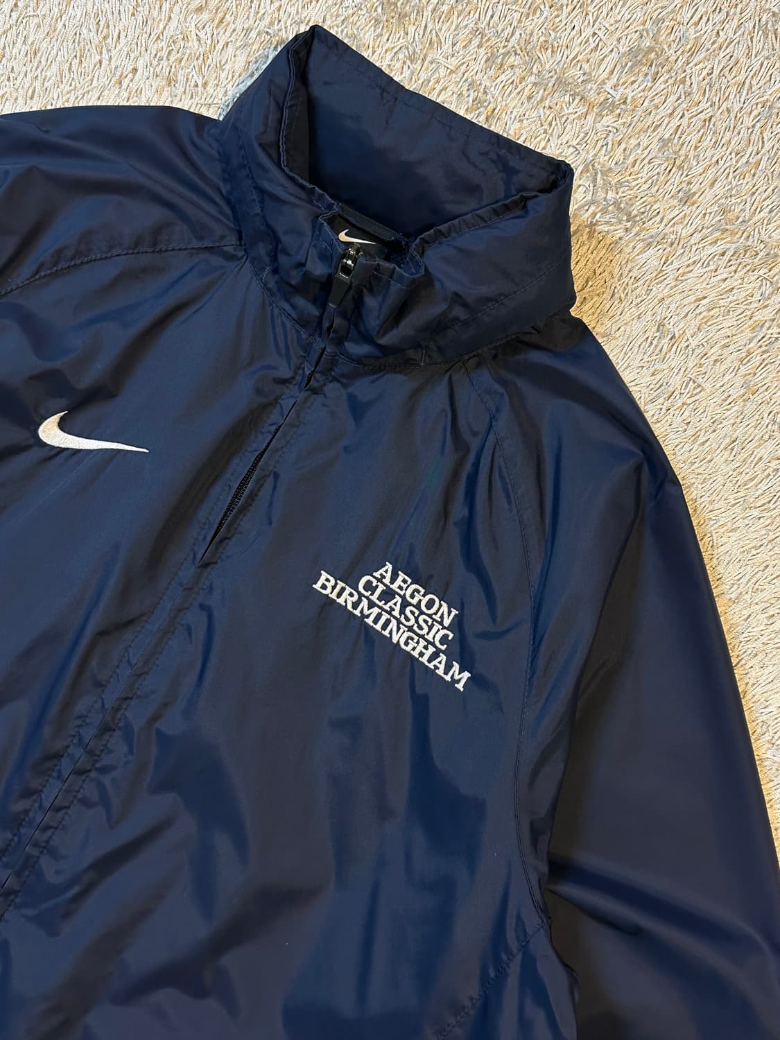 희귀) 나이키 스우시 버밍엄 클래식 바람막이 자켓 네이비 상품이미지2