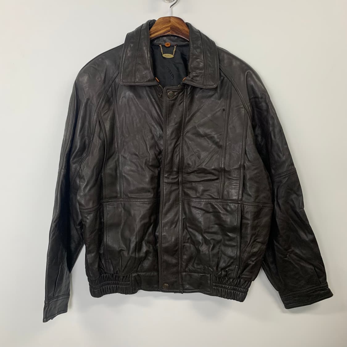 Vintage 빈티지 양가죽 봄버 자켓 상품이미지3