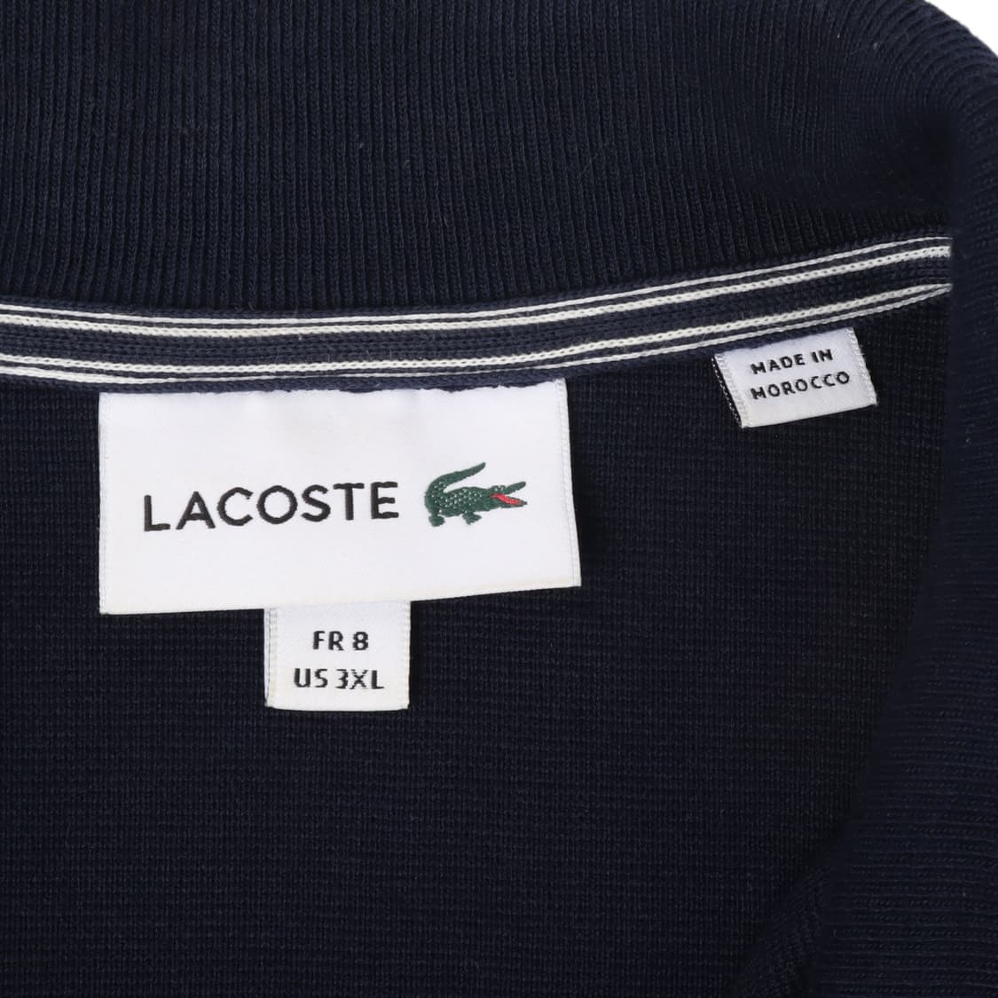 라코스테 네이비 코튼 트랙 집업 자켓 상품이미지8